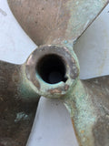 Vintage 3-Blade 17" Brass/Bronze Boat Propeller (C)