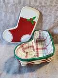 Longaberger 2014 Christmas Collection Stocking Basket
