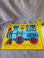 (D) Pair of Vintage Playskool Wood Puzzles