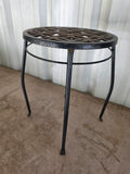 Black Metal Plant Stand(A)  *Two Available,  Priced Separately *