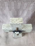 Resin Inspirational Quote Cross