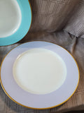 Set of 4 Williams-Sonoma Multi-Colored Pastel Dinner Plates
