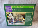 Holiday Time 2009 Traditional Vintage Collection "Holly's House" Figurine UNTESTED