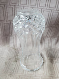 Heavy Clear Glass Bud Vase