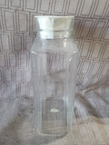 Crate & Barrel Clear Glass Juice Refrigerator Pitcher