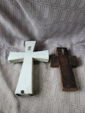 Pair of Wall Hanging Crosses