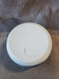 Signed Glazed Pottery Trinket Bowl with Handle