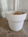 Ecru Glazed Pottery Planter
