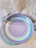 Hanselmann Pottery Blue Glazed Pan