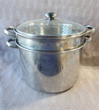 Stainless Steel Stock Pot with Steamer Insert