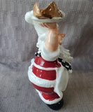 Ceramic Santa Chef Pitcher
