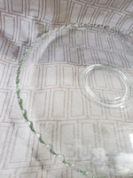 Vintage Clear Glass Cake Plate