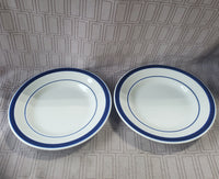 Set of 4 Farberware "Trattoria Blue" Salad Plates