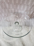 Clear Glass Pedestal Cake Stand