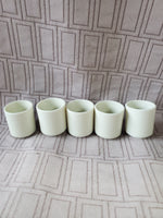Set of 5 Japanese Porcelain Sake Cups