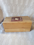 Mem Company English Leather Wooden Keepsake Box