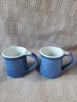 (A) Pair of Quail Run Signed Elizabeth Krome Pottery Mugs
