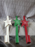 Lot of 3 Metal Door Hooks