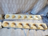 Set of 4 Williams-Sonoma Wooden Wall Hanging Spice Racks