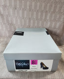 Pair of Mossimo Paisley Black Patent Platform Heels—Women's Size 8.5