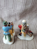 Department 56 The Heritage Village Collection "Cobbler & Clock Peddler" 2 Piece Figurine Set