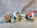 Lot of David Winter and Unbranded Miniature Cottage
