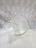 Clear Glass Engraved Pitcher