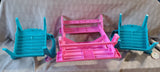 Doll Chair and Picnic Table Lot