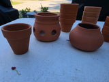 16 Piece Miniature Terracotta Pot Lot