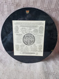 Plastic and Enamel Mayan Calendar Wall Plaque