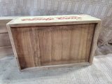 Wooden Santa's Workshop Candy Cane Box