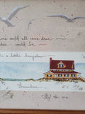 Signed "By the Sea" Print by D. Morgan