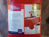 Better Homes and Gardens Red Oblong Tablecloth UNOPENED
