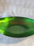 Wallace Green Enamel Silverplate Bowl