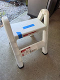 Rubbermaid 2-Step Plastic Folding Step Stool