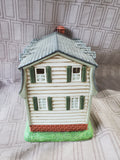 Lefton China The Williamsburg Collection "King's Arms Tavern" Lighted House MISSING LIGHT