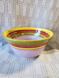 Clay Art Eggplant Bowl