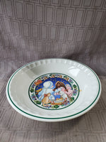 Vintage Watkins Country Kids Holiday Turkey and Stuffing Pie Recipe Pie Dish