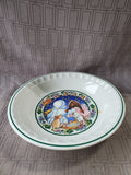 Vintage Watkins Country Kids Holiday Turkey and Stuffing Pie Recipe Pie Dish