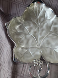 Silverplate Leaf Candy Dish