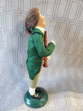 (B) Byers' Carolers Colonial Williamsburg "Boy with Wooden Clarinet" Figurine