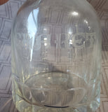 (B) Clear Glass "Claret" Decanter