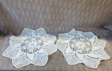 (B) Lot of Crochet Doilies
