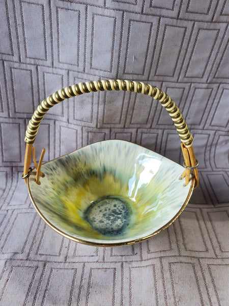 Glazed Pottery Basket
