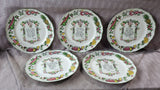 Lot of 5 Gourmet Days of the Week Dinner Plates
