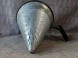 Vintage Aluminum Conical Food Sieve