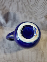 Seagram's VO Imported Canadian Whiskey Cobalt Blue Pitcher