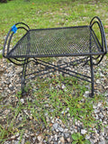 Black Metal Outdoor Side Table