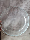 20 Piece Clear Glass Flower Petal Dish Set