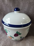 Orchard Medley Large Butter Dish with Spreader